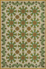 Williamsburg Needlework Rebecca's Remnants - vinyl floor cloth sizes 20x30, 24x36, 38x56, 52x76, 70x102
