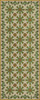Williamsburg Needlework Rebecca's Remnants - vinyl floor cloth size 36x90