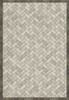 Williamsburg Herringbone brick The Silversmith - vinyl floor cloth size 96x140