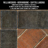 Williamsburg Herringbone Brick Capitol Landing - vinyl floor cloth swatch sample