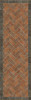 Williamsburg Herringbone Brick Capitol Landing - vinyl floor cloth size 36x115
