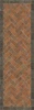 Williamsburg Herringbone Brick Capitol Landing - vinyl floor cloth size 24x77, 30x96, 36x115