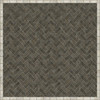 Williamsburg Herringbone Brick Pewterware - vinyl floor cloth size 120x120