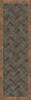 Williamsburg Herringbone Brick The Powder Horn - vinyl floor cloth size 36x115