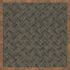 Williamsburg Herringbone Brick The Powder Horn - vinyl floor cloth size 96x96