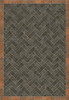 Williamsburg Herringbone Brick The Powder Horn - vinyl floor cloth size 70x102