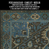 Camelot Merlin - vinyl floor cloth 5"x5" swatch sample