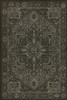Camelot The Black Knight - vinyl floor cloth sizes 20x30, 24x36, 30x44, 38x56  (slightly different border than the bigger sizes)