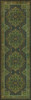 Camelot The Green Knight - vinyl floor cloth sizes 24x77, 30x96, 26x83, 36x115