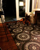 Pura Vida customer use of Karma vinyl floor cloth