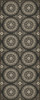 Pattern 43 Karma - vinyl floor cloth sizes 30x75, 36x90