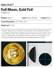 Wall Play Full Moon gold foil (set of 12)