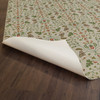 Williamsburg Franklin Courteous Reader - vinyl floor cloth underside 
