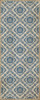 Williamsburg Bookbinder Miller - vinyl floor cloth size 36x90