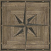 Williamsburg 18th Century Joinery Crosspiece - vinyl floor cloth Image for all rectangle sizes