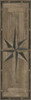 Williamsburg 18th Century Joinery Crosspiece - vinyl floor cloth size 36x115