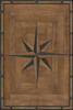 Williamsburg 18th Century Joinery Forever Binding - vinyl floor cloth Image for all rectangle sizes