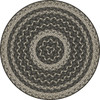 Pattern 85 Such a Cozy Room round - vinyl floor cloth size 36"