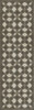 Pattern 25 Valerian - vinyl floor cloth sizes 26x83, 36x115