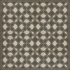 Pattern 25 Valerian - vinyl floor cloth sizes 60x60, 72x72, 84x84