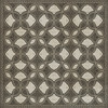 Pattern 25 Valerian - vinyl floor cloth sizes 36x36, 48x48