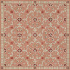 Whig Rose Cupid and Folly - vinyl floor cloth sizes 36x36, 48x48, 60x60, 72x72