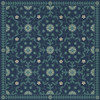 Whig Rose Going Beyond the Seas - vinyl floor cloth sizes 36x36, 48x48, 60x60, 72x72