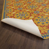 Whig Rose Hope Springs Eternal - vinyl floor cloth underside 