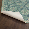 Whig Rose Life is a Journey - vinyl floor cloth underside 