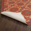 Whig Rose The Flaming Heart - vinyl floor cloth underside 