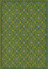 Whig Rose We Have Only Today - vinyl floor cloth sizes 84x120, 96x140, 120x175