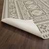Soldiers Quilt Triumph - vinyl floor cloth underside 