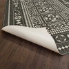 Soldiers Quilt War and Peace - vinyl floor cloth underside 