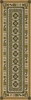 Soldiers Quilt Wisdom and Truth - vinyl floor cloth sizes 24x77, 30x96, 26x83, 36x115