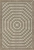 Sunburst With the Earth and the Sky - vinyl floor cloth sizes 52x76, 70x102