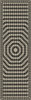 Sunburst Of Night and Light - vinyl floor cloth sizes 24x77, 30x96, 26x83, 36x115