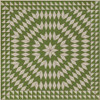 Sunburst Over the Prairies - vinyl floor cloth sizes 36x36, 48x48