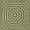 Sunburst Over the Prairies - vinyl floor cloth sizes 60x60, 72x72