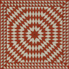 Sunburst What Makes Your Heart Beat So - vinyl floor cloth sizes 36x36, 48x48
