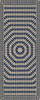 Sunburst Wide Across the Lakes - vinyl floor cloth sizes 30x75, 36x90