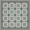 Wedding Ring Evangeline - vinyl floor cloth 36x36