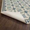Wedding Ring Evangeline - vinyl floor cloth underside 