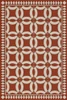 Wedding Ring Hester - vinyl floor cloth sizes 20x30, 24x36, 30x44, 38x56