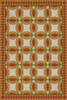 Wedding Ring Leonora - vinyl floor cloth sizes 20x30, 24x36, 30x44, 38x56