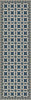Wedding Ring Philippa - vinyl floor cloth sizes 24x77, 30x96, 26x83, 36x115
