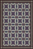 Wedding Ring Tallulah - vinyl floor cloth sizes 20x30, 24x36, 30x44, 38x56