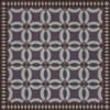 Wedding Ring Tallulah - vinyl floor cloth 48x48
