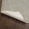 Embroidery Time Long Past - vinyl floor cloth underside 
