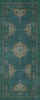 Tabriz Govad - vinyl floor cloth sizes 30x75, 36x90