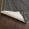 Embroidery Winters Midnight - vinyl floor cloth underside 